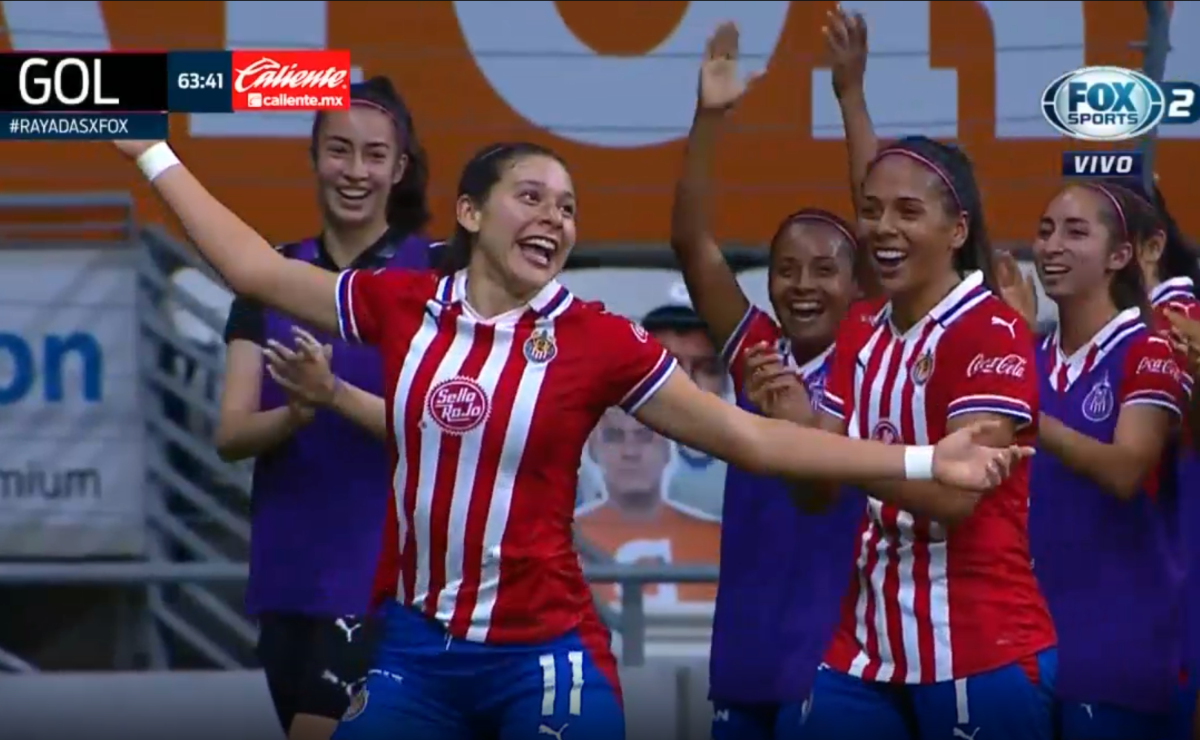 Norma Palafox asiste, anota y baila en goleada de Chivas Femenil sobre  Monterrey