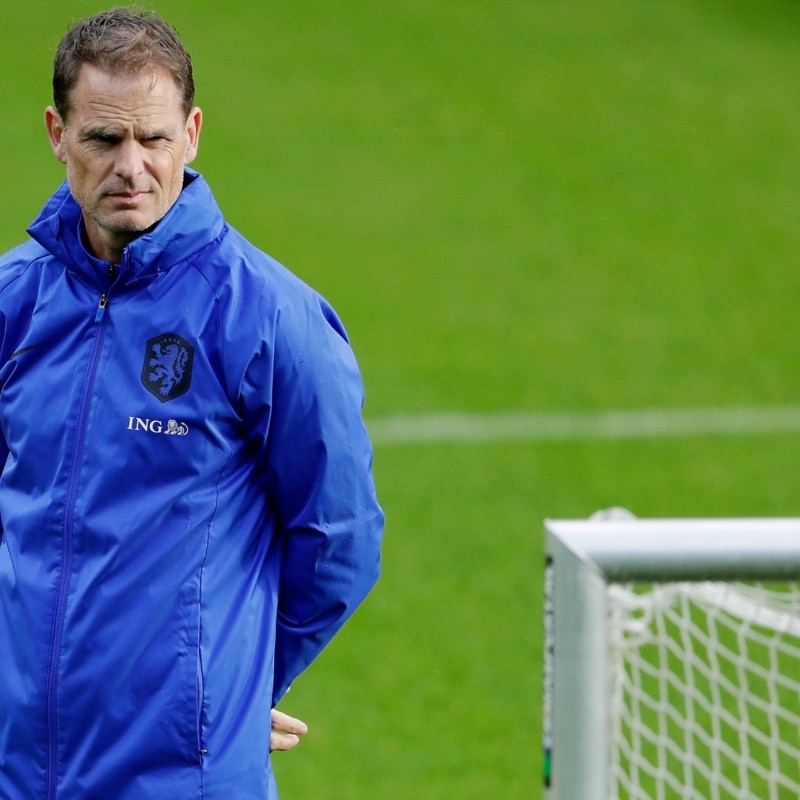 ¿Está asustado? Frank de Boer hubiera preferido no jugar el amistoso frente a México