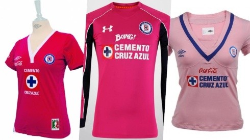 Cruz Azul nunca ha jugado con un jersey rosa.