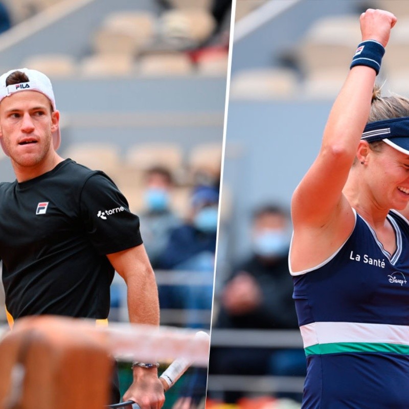 Schwartzman y Podoroska en semis de Roland Garros: ¿cuándo juegan?