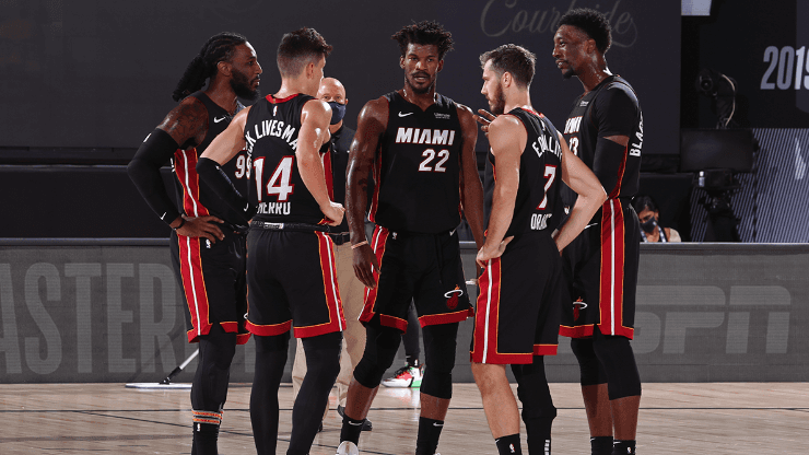 Jugadores del Miami Heat