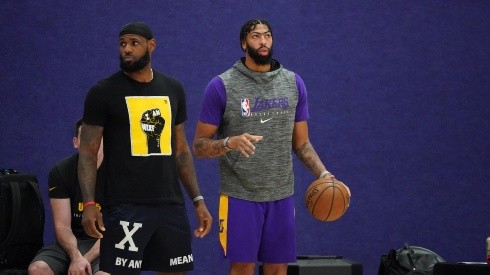 LeBron James y Anthony Davis, Los Angeles Lakers