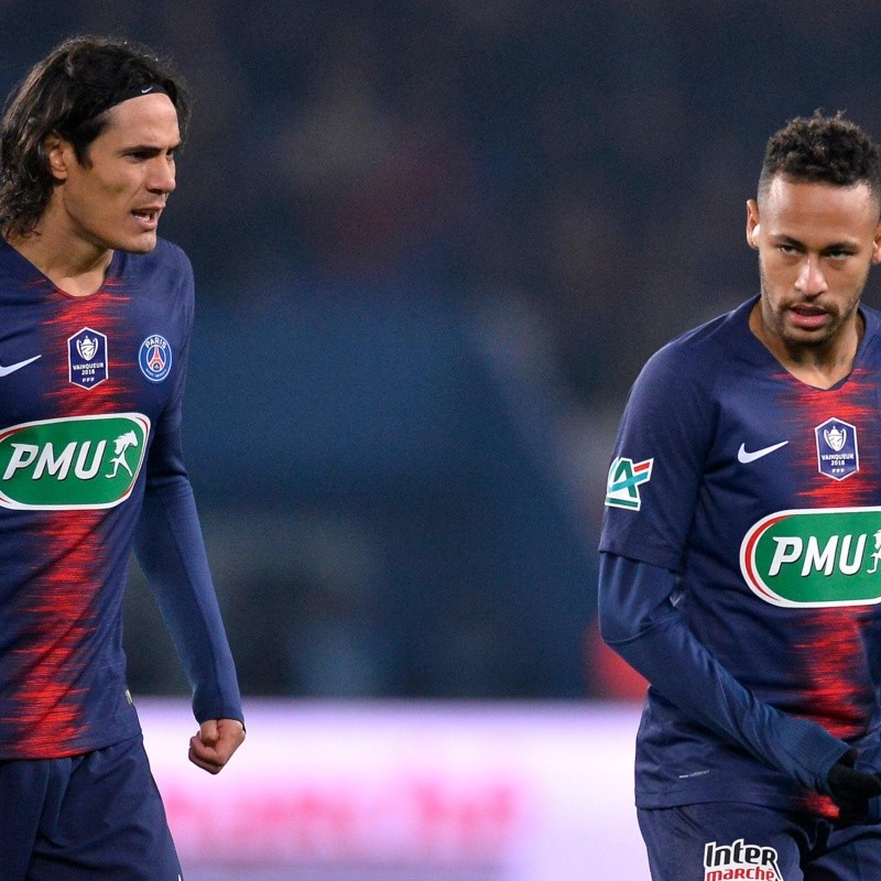 Cavani habló de su relación con Neymar: "Somos muy diferentes"