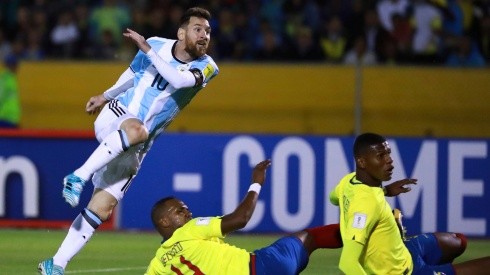 Lionel Messi loves playing against Ecuador in World Cup qualifying. (Getty)