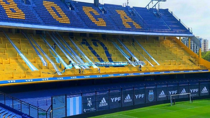 Foto de La Bombonera, la cancha de Boca.