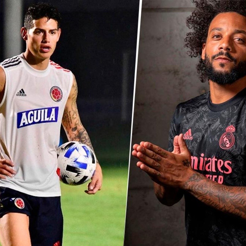 James está en modo 'Tricolor' y Marcelo le tiró el mejor piropo en Instagram