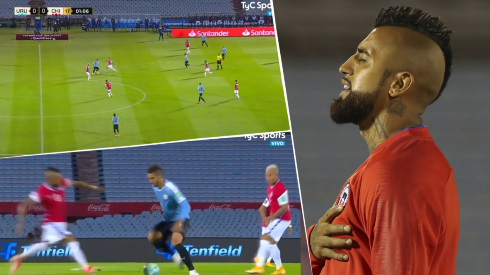 Video: Bentancur troleó a Vidal con un terrible caño