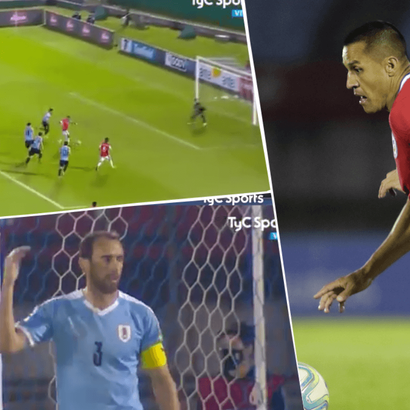 La cara de Godín lo dice todo: golazo colectivo de Chile para el 1-1