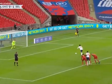 Empujón en el área y Rashford empató el partido ante Bélgica