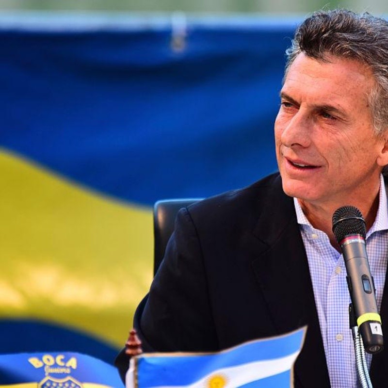 Macri: “Siempre se ha dicho que Boca es peronista, pero es mentira"