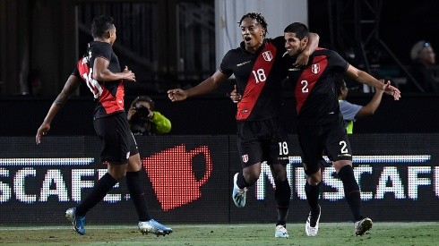 Luis Abram marcó en el último duelo de Perú ante Brasil.