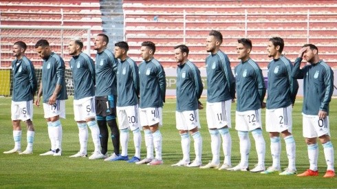 El equipo argentino en la altura de La Paz.