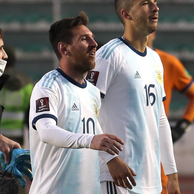 Messi se re calentó en el final: "¿Qué te pasa, pelado?"