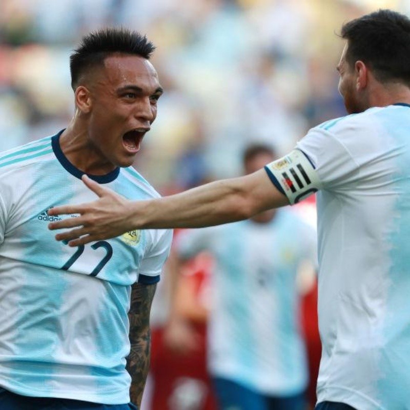 El elogio de Lautaro para Messi: "Si lo veías saltar, correr, presionar..."