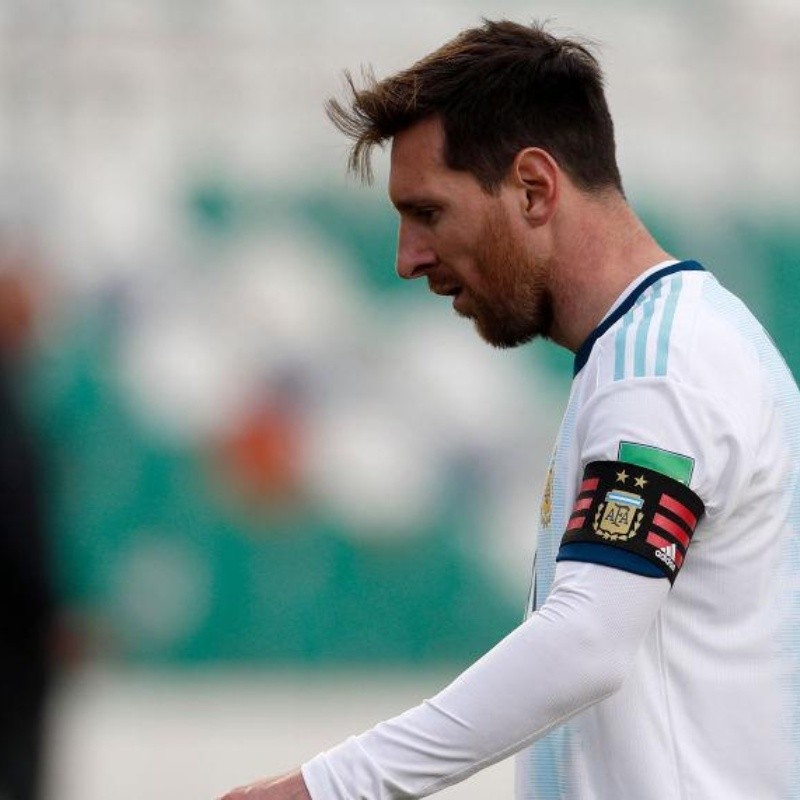 Messi tras el primer tiempo de Bolivia-Argentina: "Estoy muerto, estoy muerto"