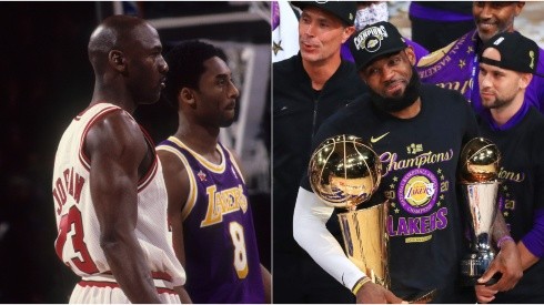 Michael Jordan, Kobe Bryant y LeBron James