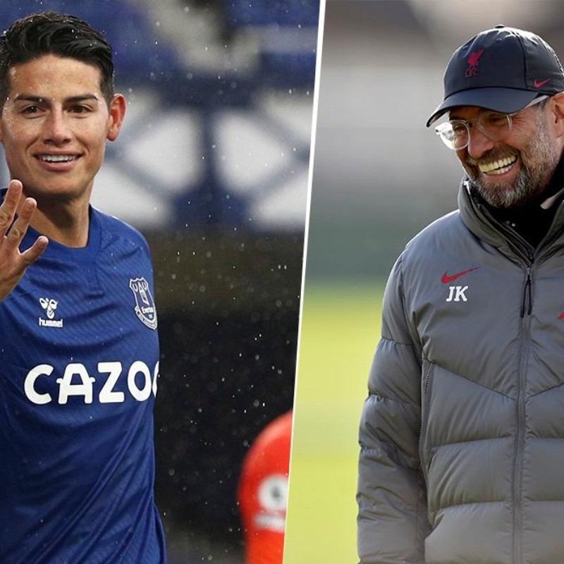 Jürgen Klopp se deshizo en elogios con James: "es una figura de clase mundial"