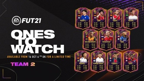 FIFA 21: Estos son los nuevos Ones To Watch para el Ultimate Team