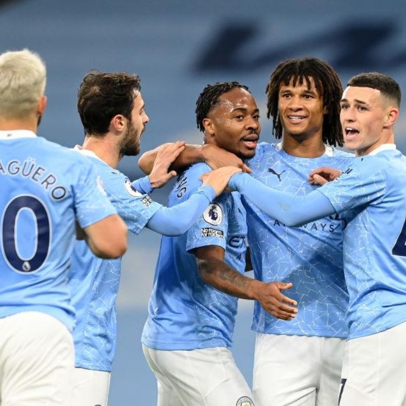 Sterling puso el 1 a 0 para el City ante Arsenal