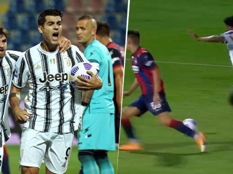 Cuadrado tiró toda la magia, armó jugadón, pero el VAR anuló el gol de la Juventus