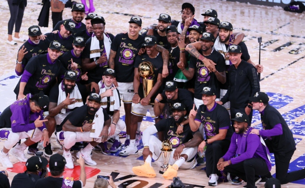 Los Angeles Lakers campeón NBA el anillo que recibirán por el título
