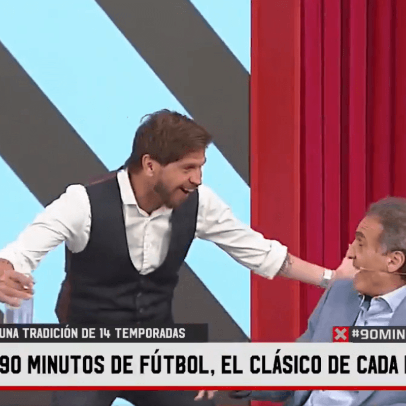 Estamos desmayados: Ruggeri volvió a 90 Minutos y Vignolo lo asustó en vivo