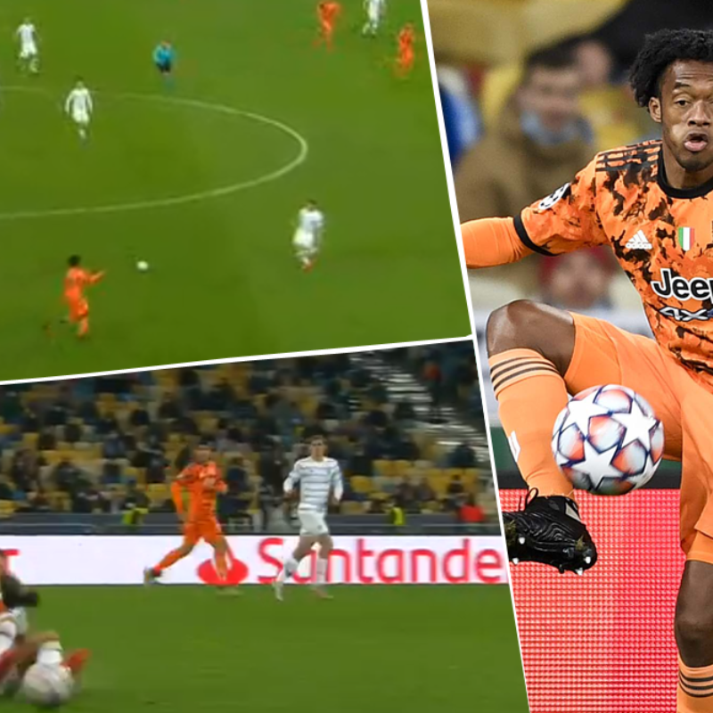 Video: Cuadrado pegó un patadón, pero el árbitro le perdonó la vida