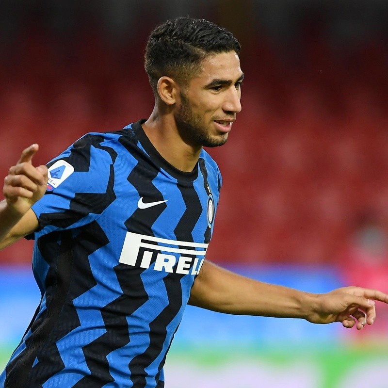 Hakimi, positivo por coronavirus a horas del debut del Inter en Champions League