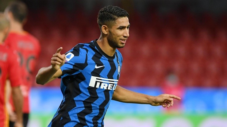 Hakimi, positivo por coronavirus a horas del debut del Inter en Champions League