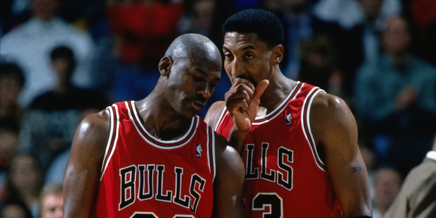 Michael Jordan Y Scottie Pippen Con Sus Estadísticas En Los Chicago Bulls Nba Bolavip 