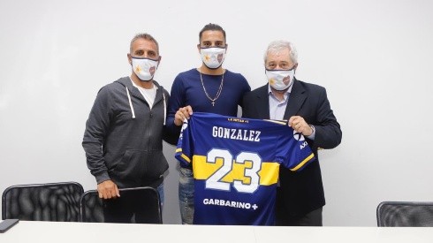 Foto de Diego Gonzalez, ahora jugador de Boca.