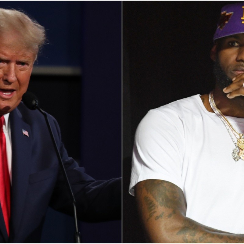 LeBron reaccionó al debate presidencial: trató a Trump de payaso