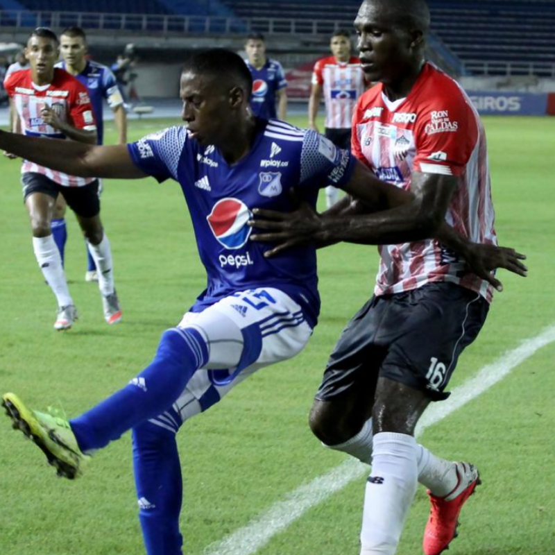 Millonarios sacó a Junior de los ocho: empataron 1-1 en Barranquilla