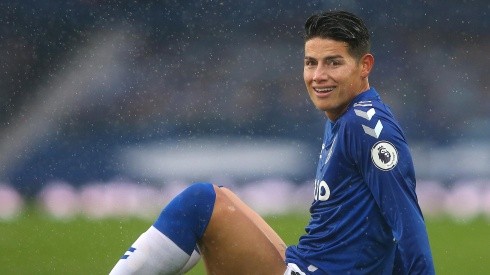 James Rodríguez se recuperó y Everton lo confirmó como titular para el partido vs. Southampton