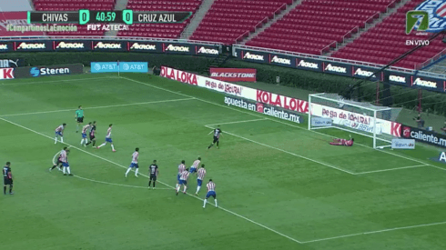 VIDEO: Gol del Cabecita y Cruz Azul ya le gana a las Chivas