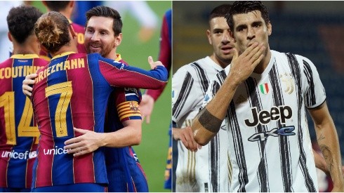 Barcelona vs. Juventus juegan por la fecha 2 de la Champions League este miércoles (Getty Images).
