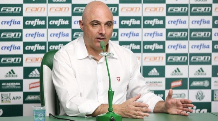 Presidente segue na busca por um novo treinador - Foto: Cesar Greco/Palmeiras.