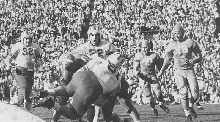 1939 Tennessee Volunteers in action. (Getty)