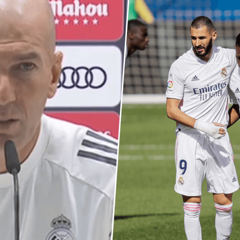 Zidane habló del Benzema vs Vinicius: "Es bueno, significa que estamos vivos"