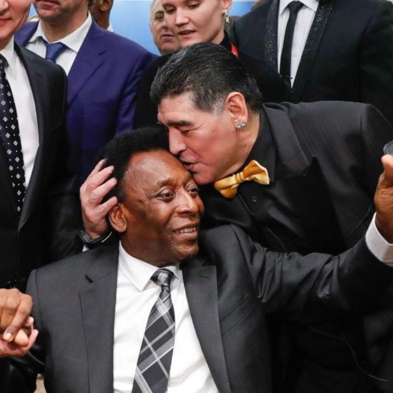 De una leyenda a otra: el saludo que Pelé le envió a Maradona