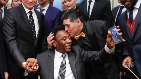 De una leyenda a otra: el saludo que Pelé le envió a Maradona