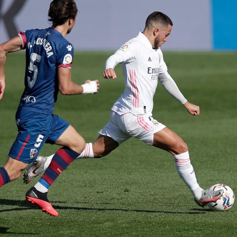 Hazard volvió al gol tras más de un año y fue un golazo para Real Madrid