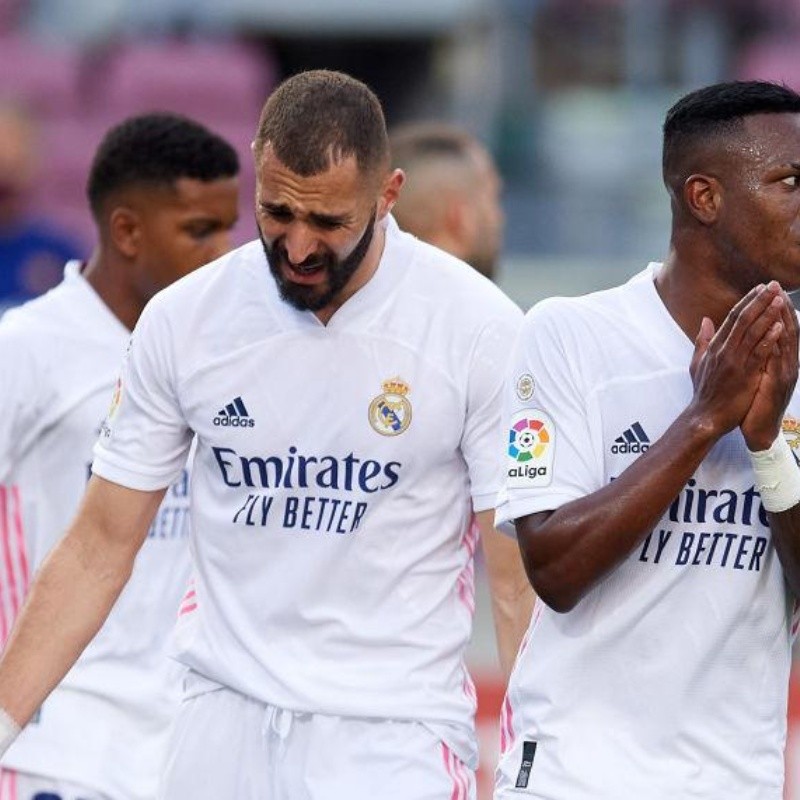 Para arreglar el error: la historia que subió Benzema con Vinicius Junior