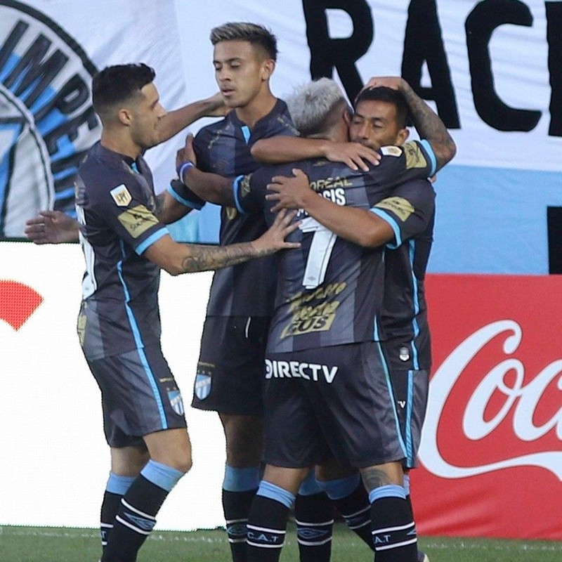 Atlético le hizo precio a Racing y sólo le metió 4 en Avellaneda