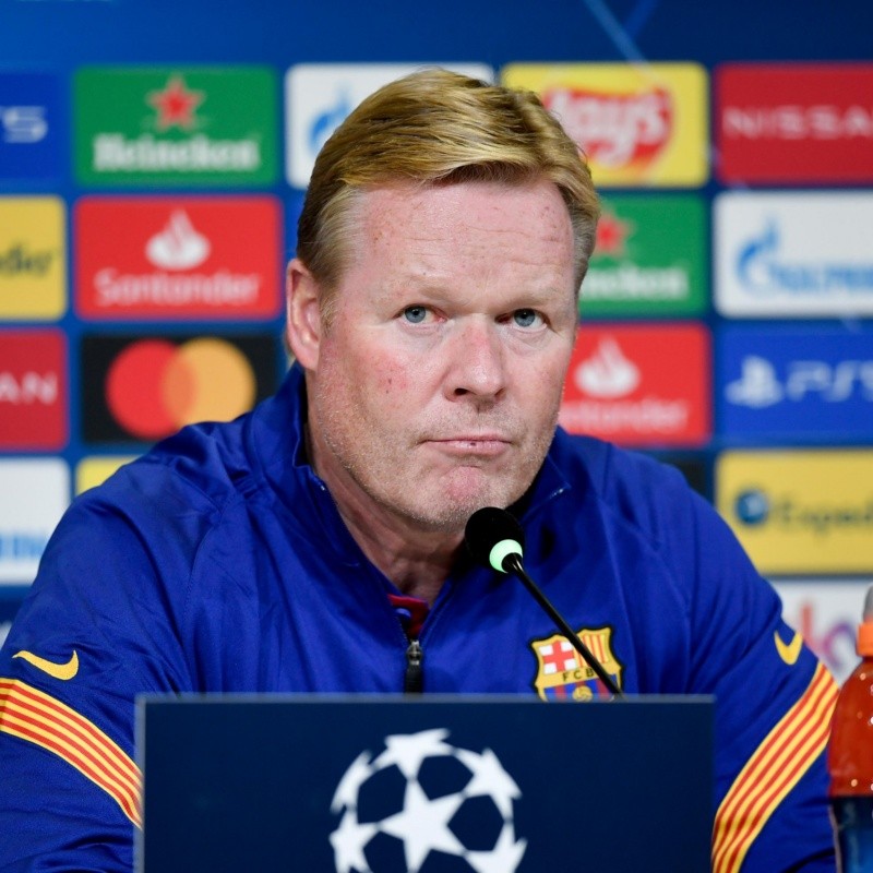 Koeman le hizo frente a Setién: "Messi no es difícil de gestionar"