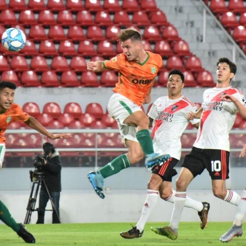 Banfield se lo dio vuelta a River: Galoppo puso el 2-1 de cabeza