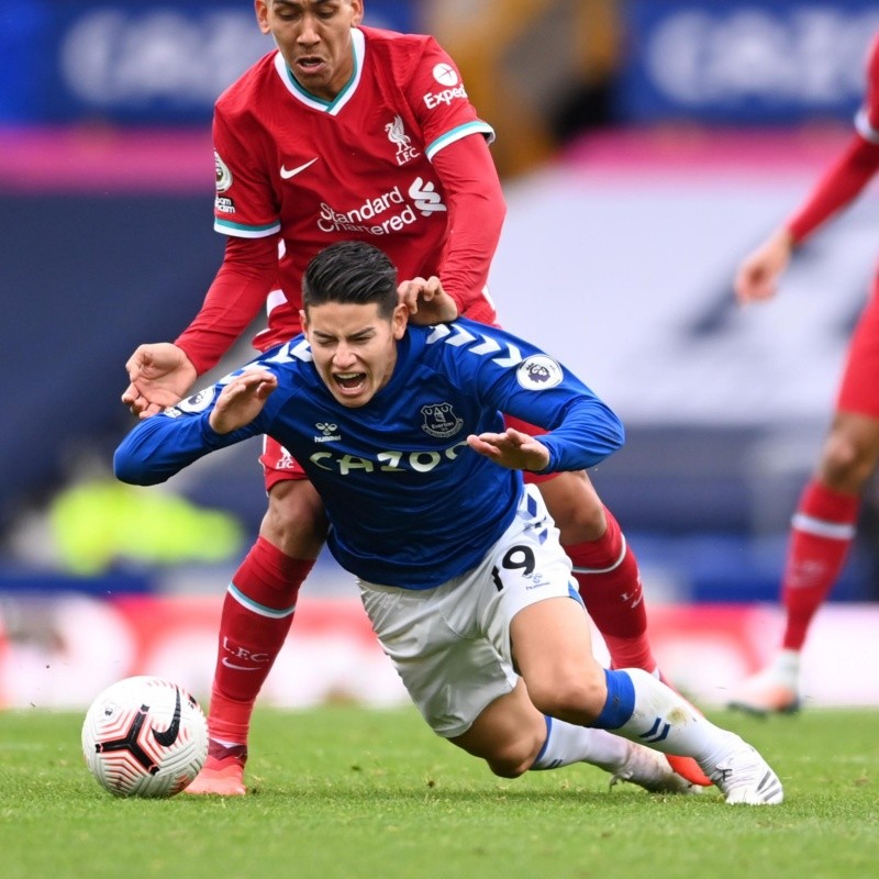 Nuevo parte médico de James Rodríguez: Everton se pronuncia sobre su salud