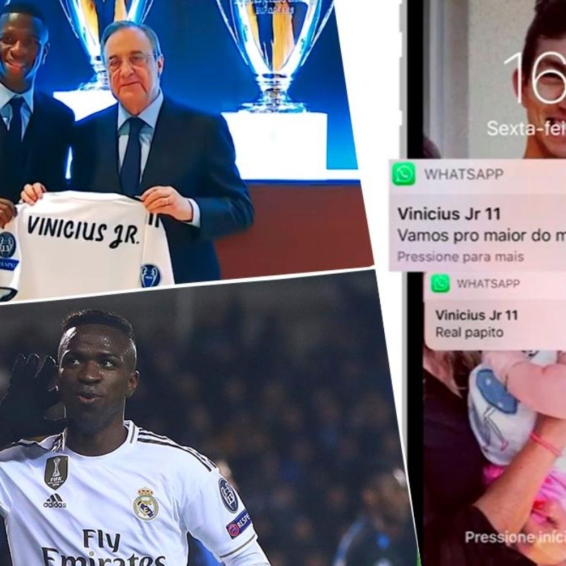 Sacan a la luz los mensajes con los que Vinícius eligió llegar al Real Madrid