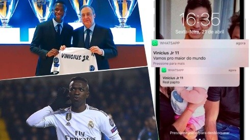 Sacan a la luz los mensajes con los que Vinícius eligió llegar al Real Madrid