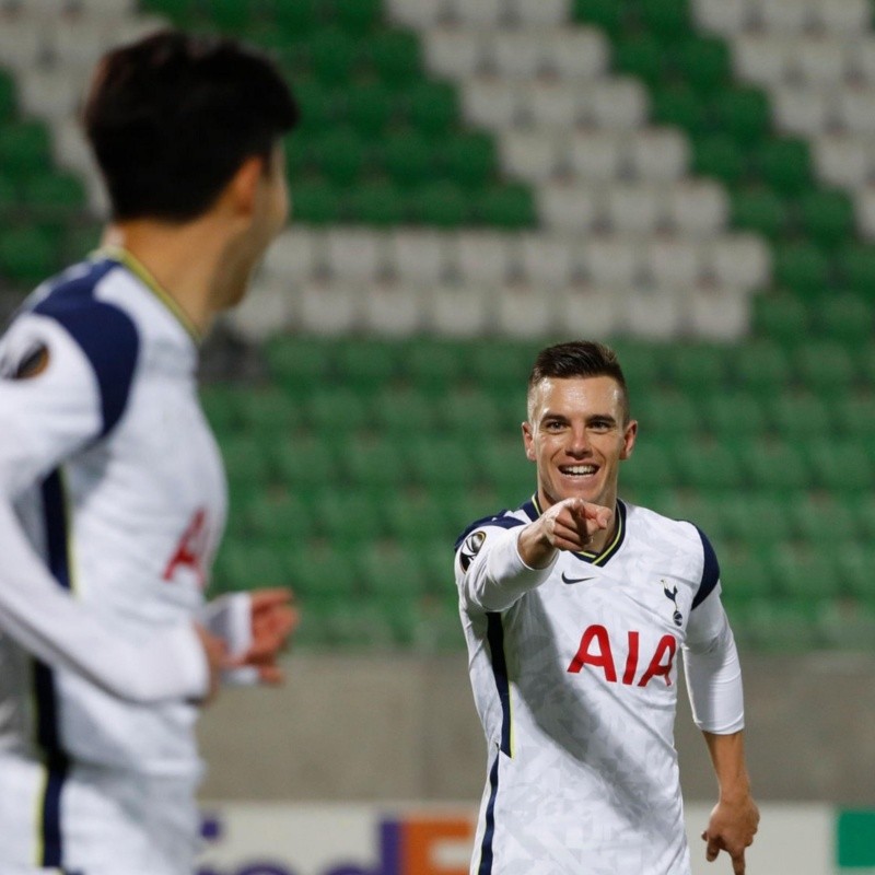 Son entró en Ludogorets-Tottenham y a los 10 segundos asistió a Lo Celso